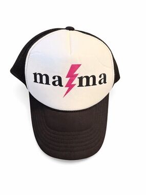 Mama Black Mesh Trucker hat